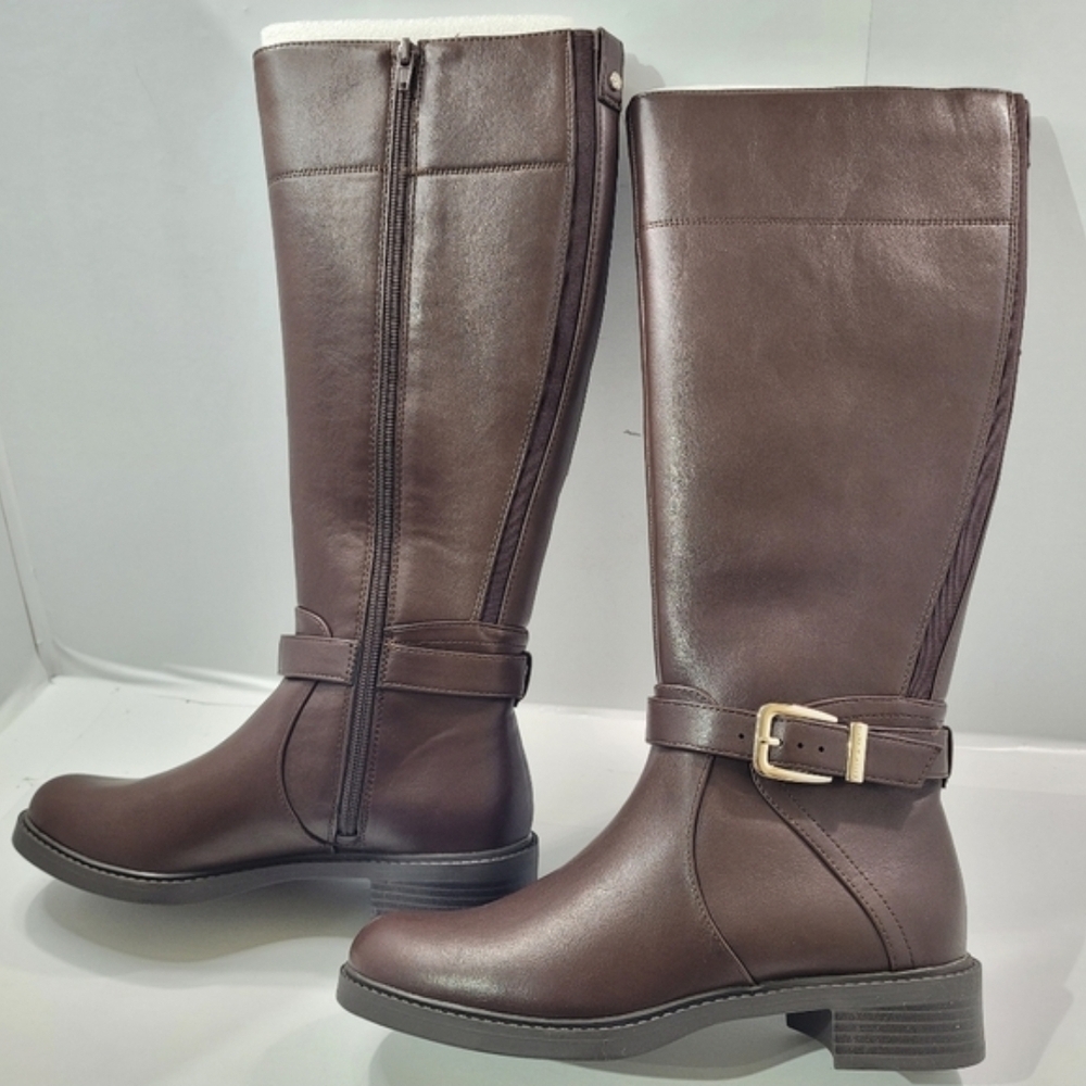 Kelly & Katie Dark Brown Knee-High Boots Like New